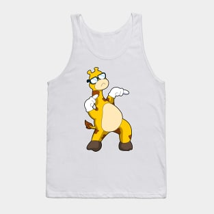 Giraffe with Sunglasses Tank Top